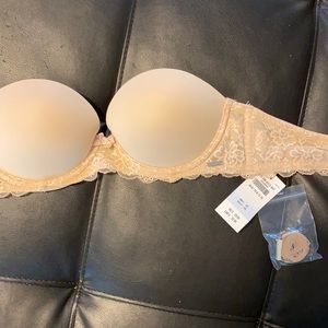 strapless push up bra